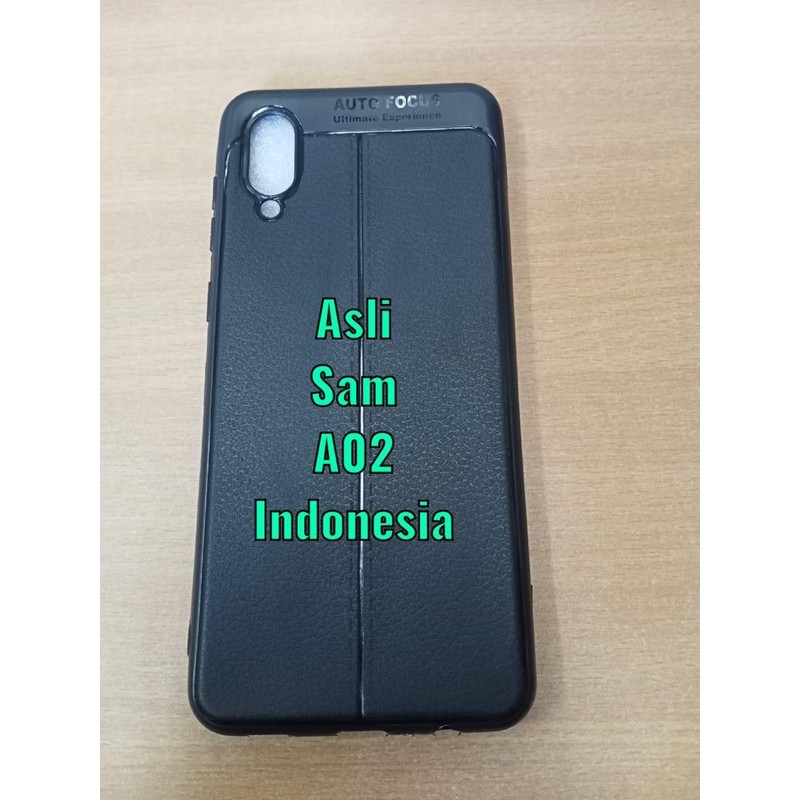 SAMSUNG A02 Auto Focus Silikon Hitam Kulit Jeruk / AUTOFOKUS SOFT case