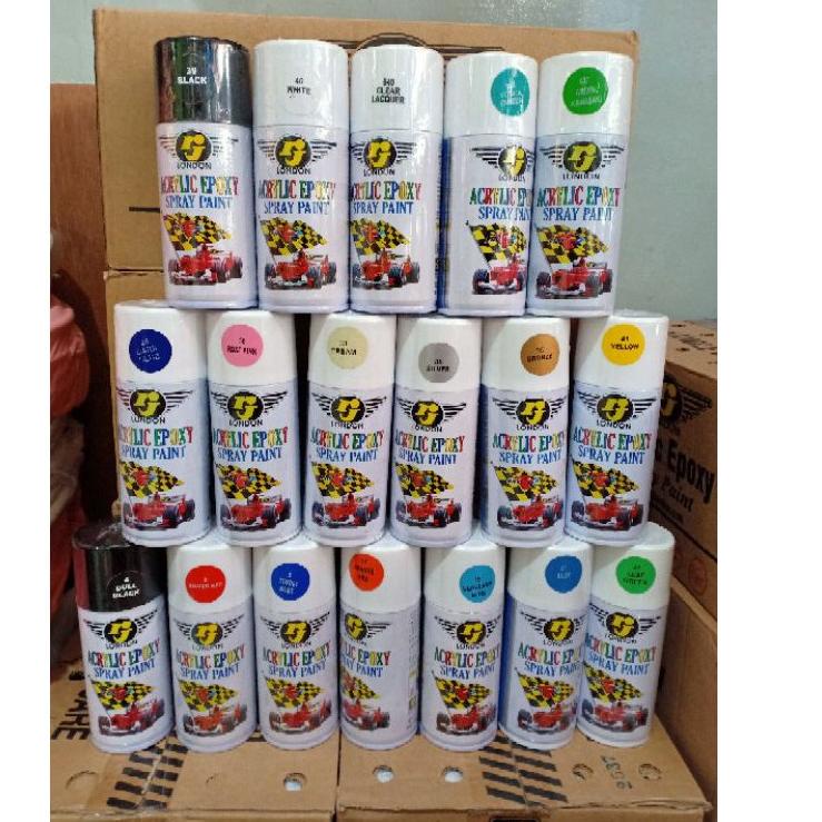 Promo Terkini Pilok RJ London Warna Glossy Mengkilap Dop Doff Metalik Hitam Putih Clear Gold Yellow 