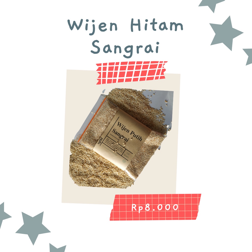 

Wijen Putih Sangrai White Sesame Seed Roasted Toast Taburan makanan Jepang/Korea