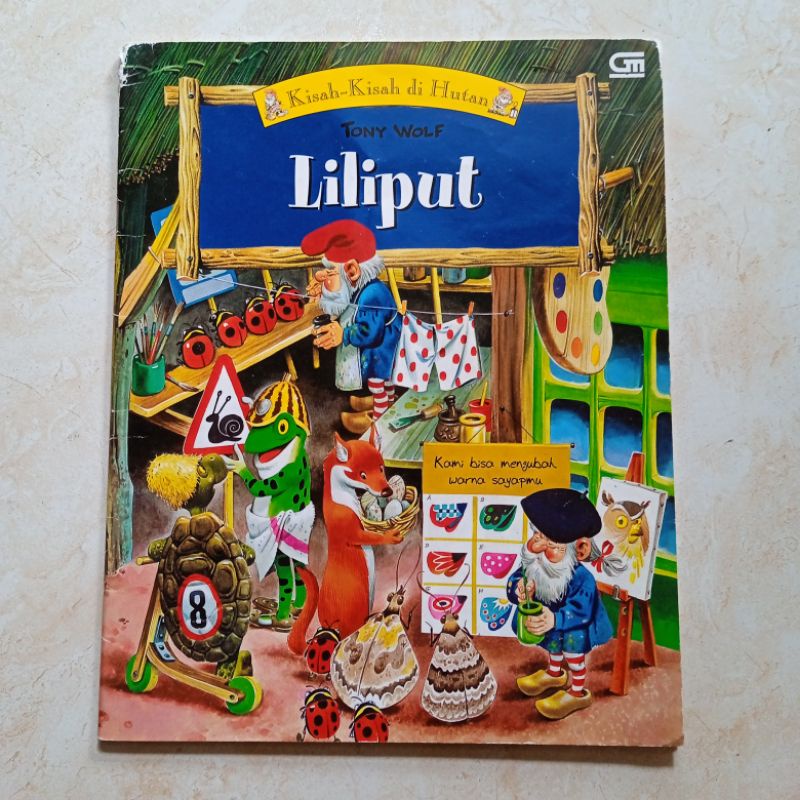 Buku anak, kisah kisah dihutan Tony Wolf second