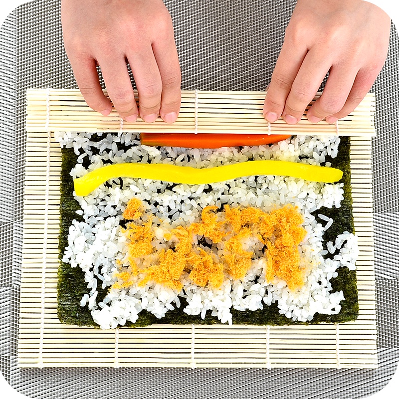 Alat Penggulung Sushi / Sushi Rolling Mat / Kimbap