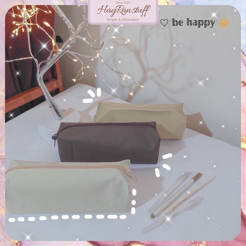 

Kotak Wadah Pensil,Pouch Stationery aesthetic Waterproof minimalis