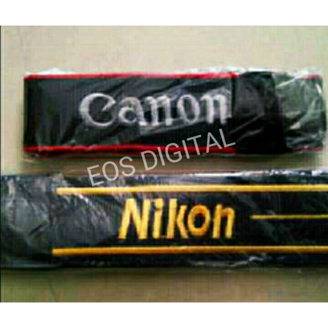 Tali Kamera Canon Nikon Kain Bordir (BARU)