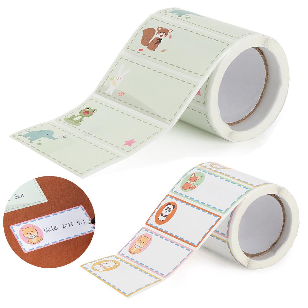 Top Self-Adhesive Stiker Untuk Bisnis Rumah Kartun Perlengkapan Sekolah Alat Tulis Counter Mark Sticker Maker