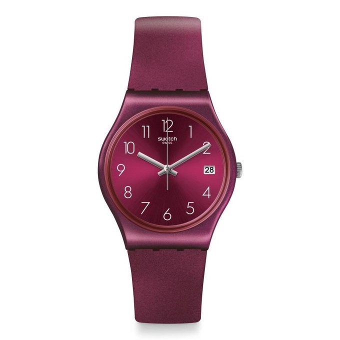 SWATCH GR405 - Jam Tangan Wanita - Merah Maroon barang ada