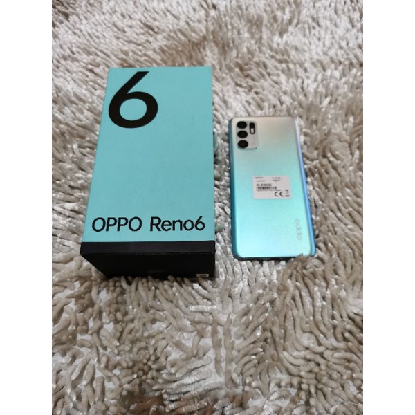 Oppo reno 6 Ram 8 128GB Garansi Resmi