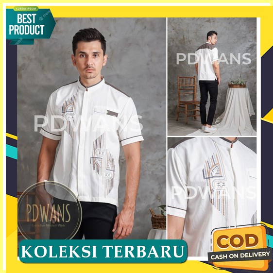 Baju Koko Kokoh Coco Pakaian Fashion Busana Set Atasan Pria Cowok Cowo Laki Laki Remaja Dewasa Bapak
