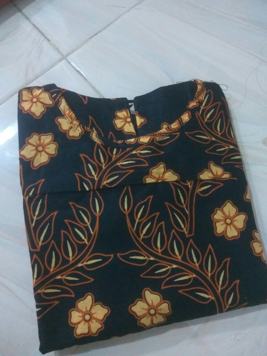 Manuk Tarung Kuning Abadi Batik Couple Batik Keluarga Hem Kemeja Gamis Tunik Blouse Atasan Anak 003