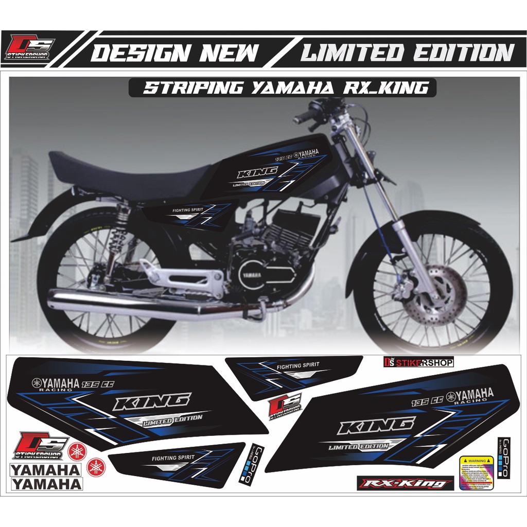 STRIPING RX KING VARIASI/STRIPING RX KING VARIASI SIMPLE/MODIFIKASI RX KING WARNA BIRU