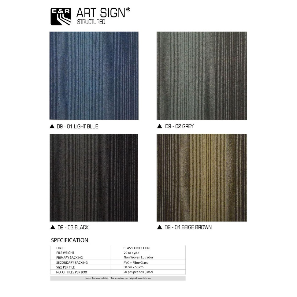 Karpet Lantai Tile Baikal