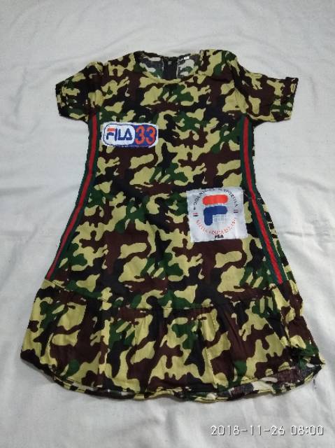 Baju anak wanita army