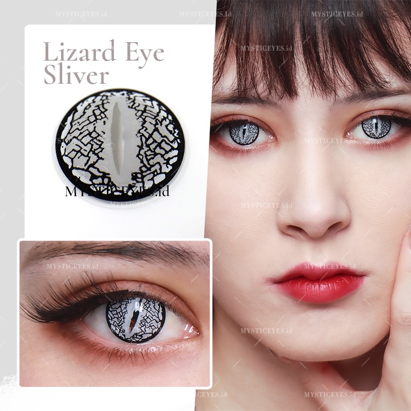 MYSTICEYES SOFTLENS COSPLAY CRAZY LENS  LIZARD EYE SERI 14.5MM (NORMAL)