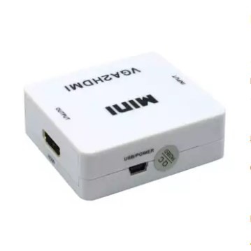 Universal Converter VGA Male to HDMI Female Plus Audio 3,5mm