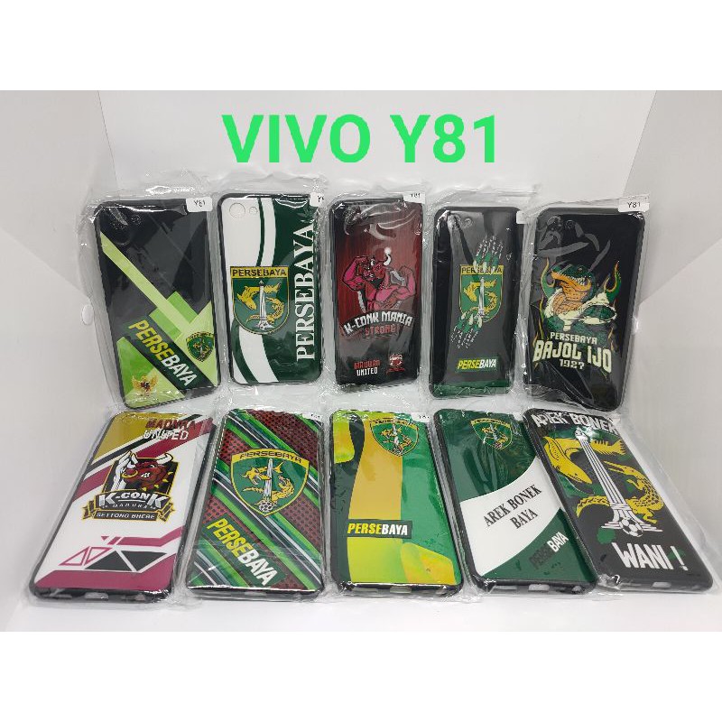 VIVO Y81 SOFTCASE KARAKTER PERSEBAYA BONEK MADURA UNITED CLUB BOLA