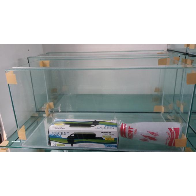 disini aja Aquarium 80x40x40 +mesin box recet RC750 order bos dani unggulan