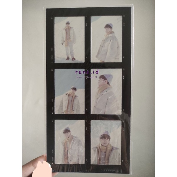 6 cut film photo Suga BTS winter package- 6 cut film Yoongi winpack 2021 SEALED
