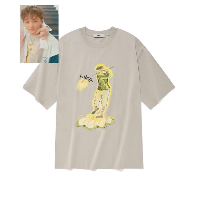 [PO] FALLETT FLOWER FIELD SHIRT SLEEVE CLAY MARK NCT