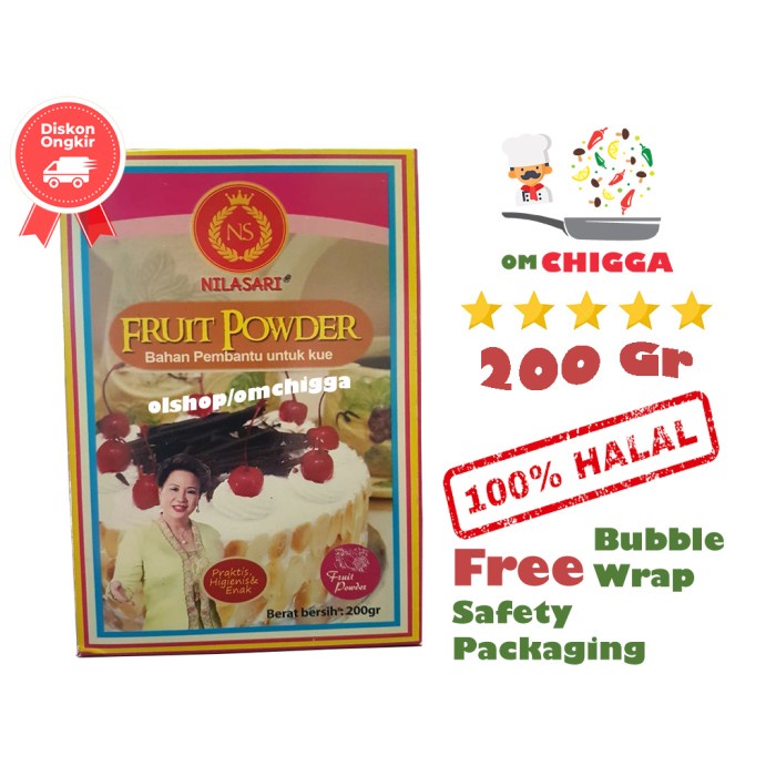 

NEW NILASARI FRUIT POWDER 200 GR || TEPUNG PELEMBUT (BUAH) INSTAN