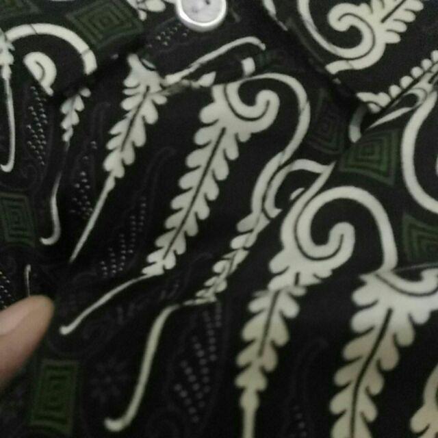 Freypv 8007 Slimfit Long Batik Songket M-l Kemeja Batik
