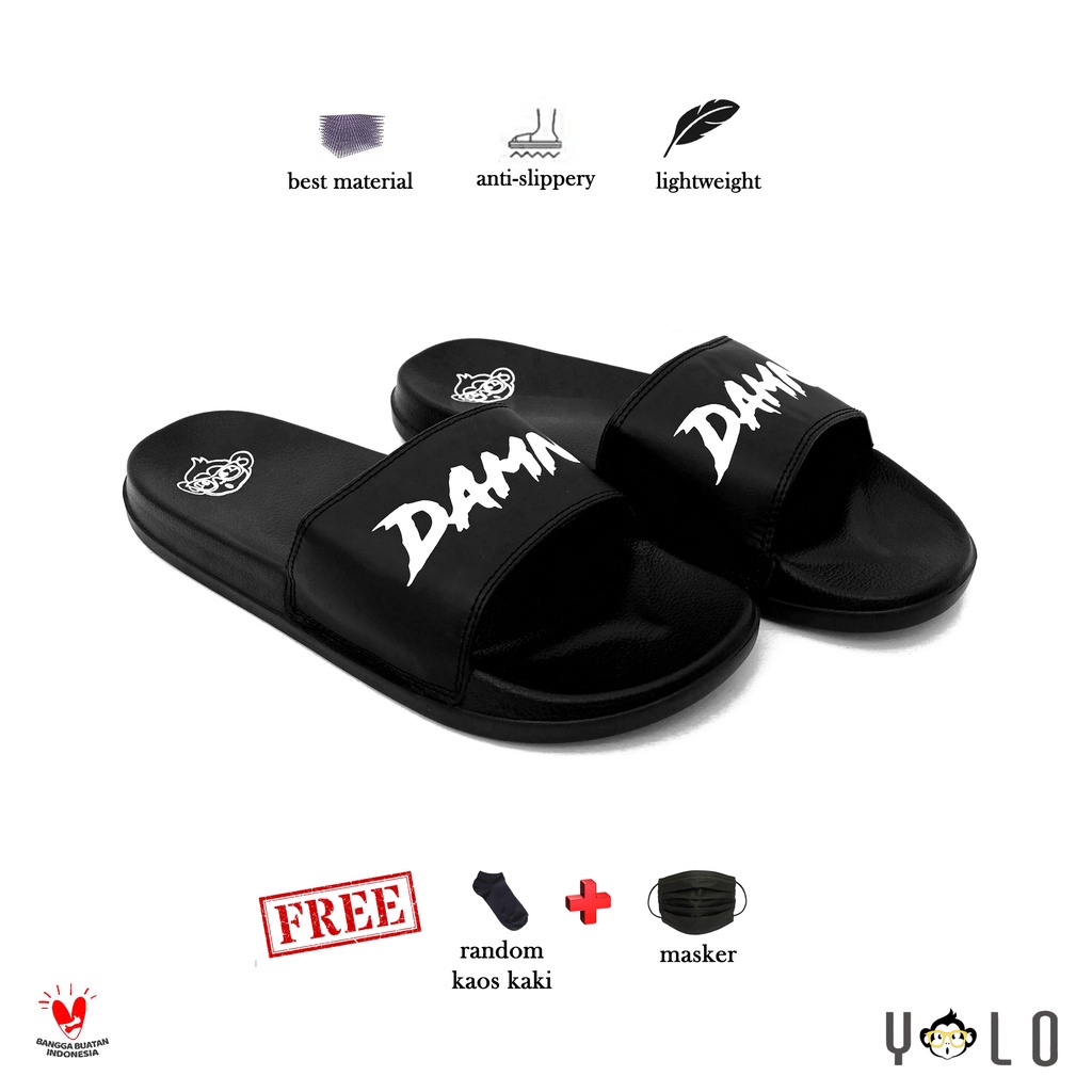 Sandal Slop Pria DAMN Series II YOLO FOOTWEAR