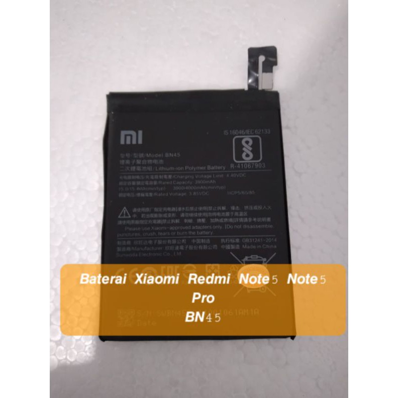 BATERAI REDMI NOTE5/NOTE 5PRO /