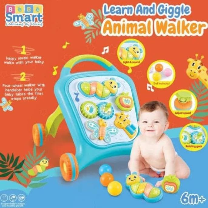 Bebe Smart Activity Walker Animal / Baby Walker / Push Walker
