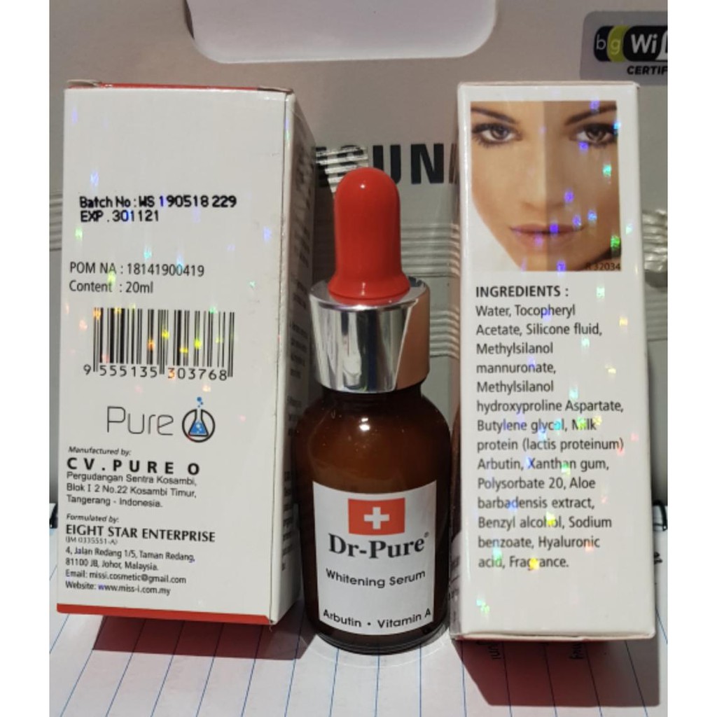 [ORI] SERUM ANTI AGING| MENGHILANGKAN KERUT DAN MEMUTIHKAN WAJAH DALAM 2 MINGGU DR PURE