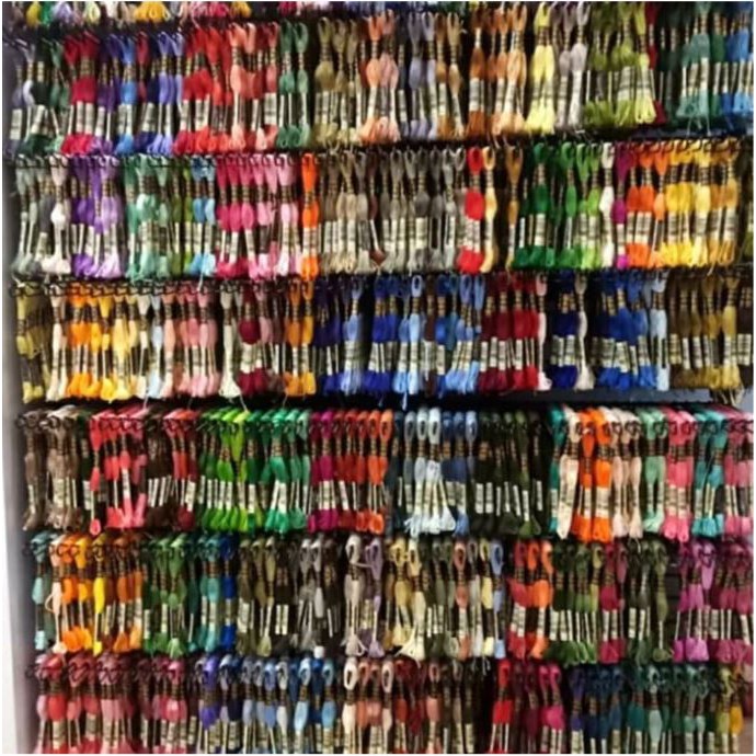 Benang Sulam DMC 117 Isi 10 Pcs