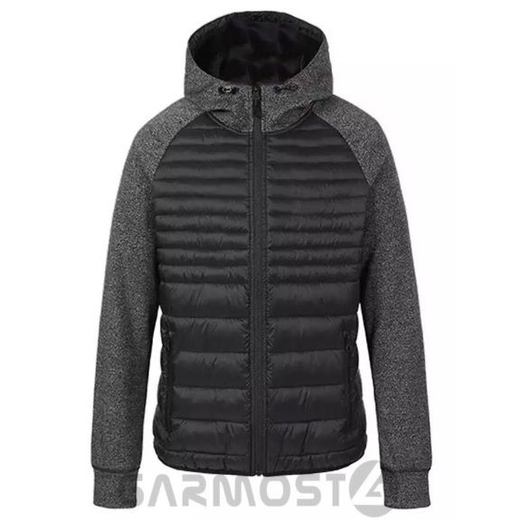 SWEATER JAKET HOODIE TASLAN KOMBINASI FLEECE GARMOST TERBARU