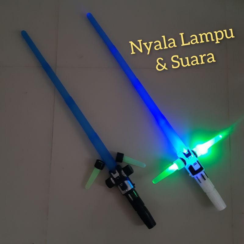 Mainan Pedang Star Wars LED Lightsaber - Pedangan Anak Edukatif