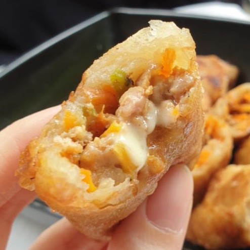 

[FROZEN] Lumpia Isi Ayam Sayur Keju Leleh! Enak, Sehat, Bersih, Murah!