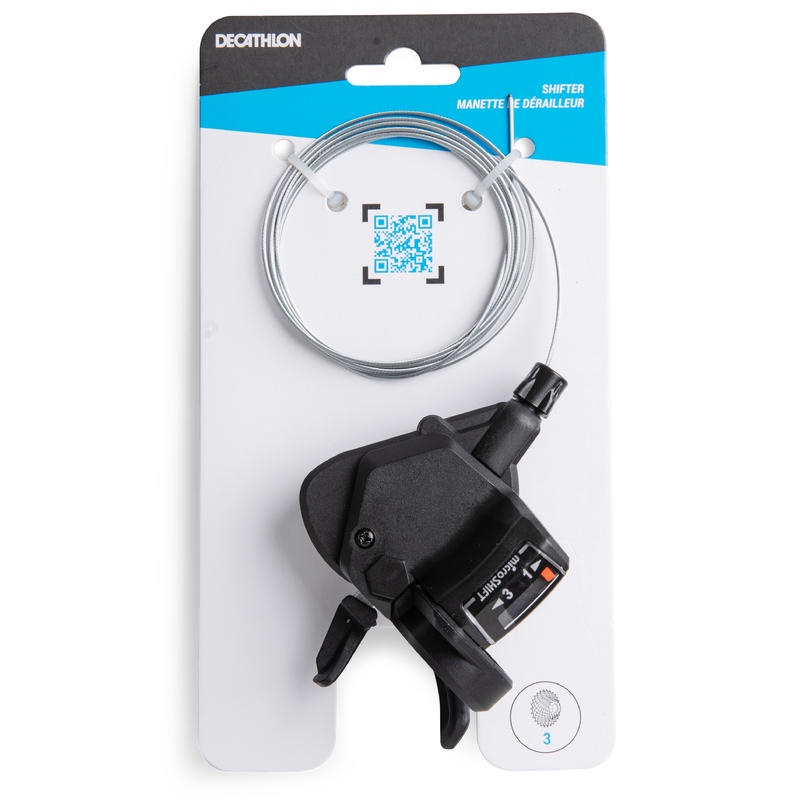 Decathlon Btwin Derailleur Shifter 3 Kecepatan - 8555774
