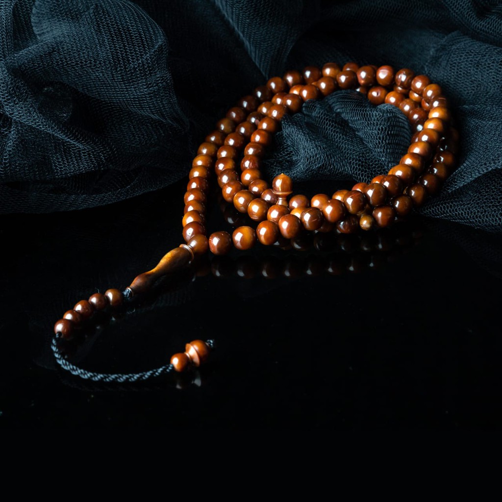Tasbih Kokka 100% Original Bersertifikat & Bergaransi - Merk ISTIWA Uk 7.5 mm Warna Coklat