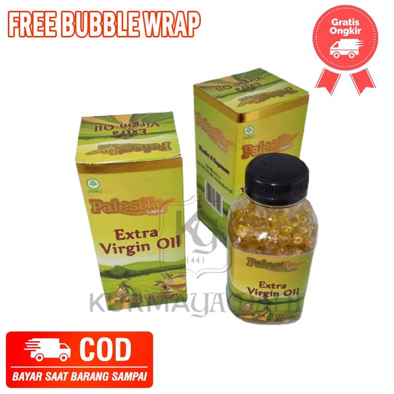 Minyak Zaitun Palestin Kapsul | Zaitun Extra Virgin Olive Oil BPOM | ASLI Minyak Zaitun Palestine