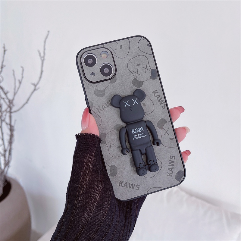 Case Bahan Kulit Tahan Banting Dengan Stand Untuk Iphone 13 12 11 PRO MAX X XS XR XS MAX