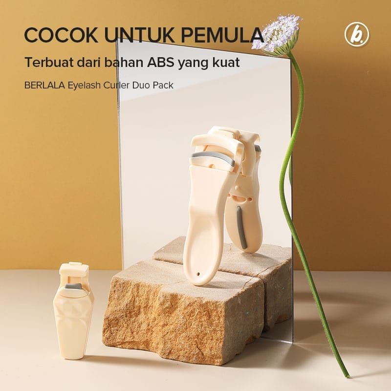 Berlala Eyelash Curler Duo Pack Pelentik Bulu Mata Penjepit Bulu Mata. Portabel Yellow
