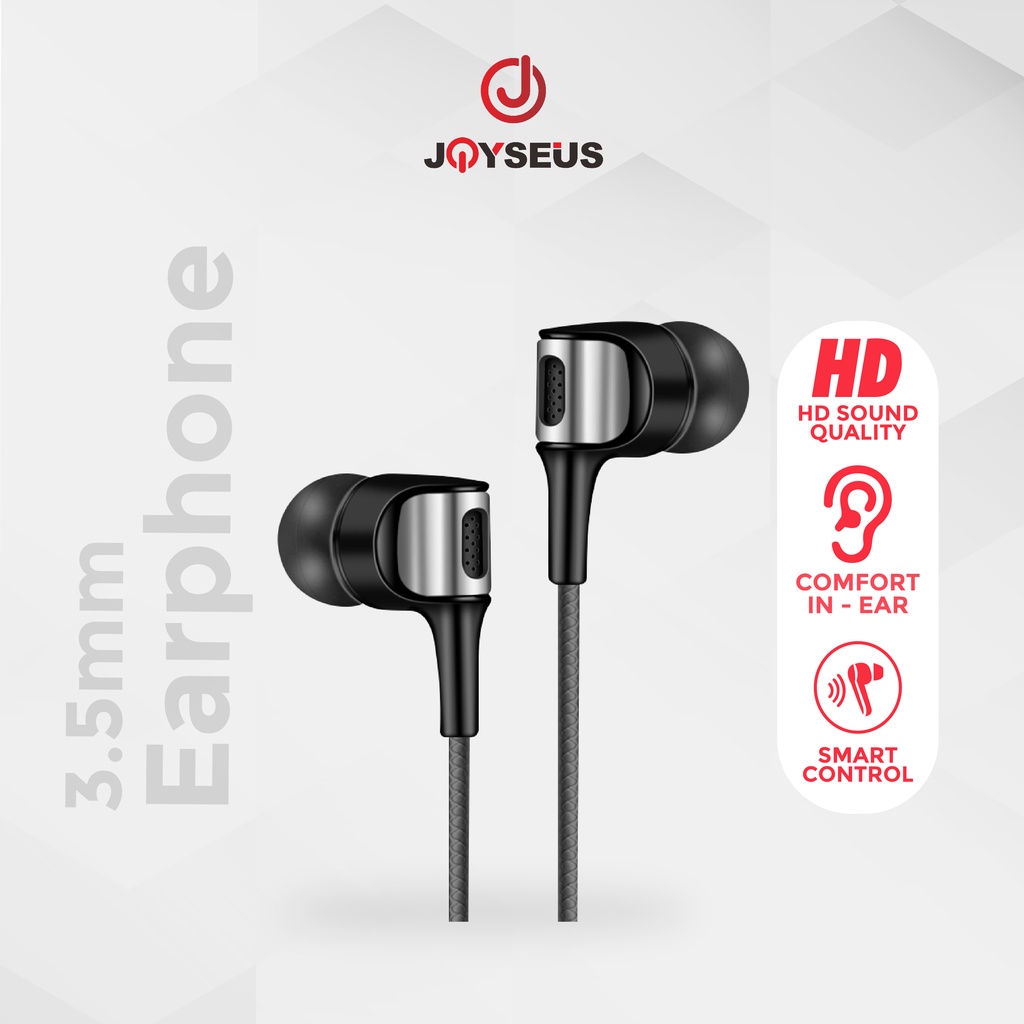Earphone Joyseus In-Ear HIFI Stereo Wired HD Sound EP0027-28-31-32
