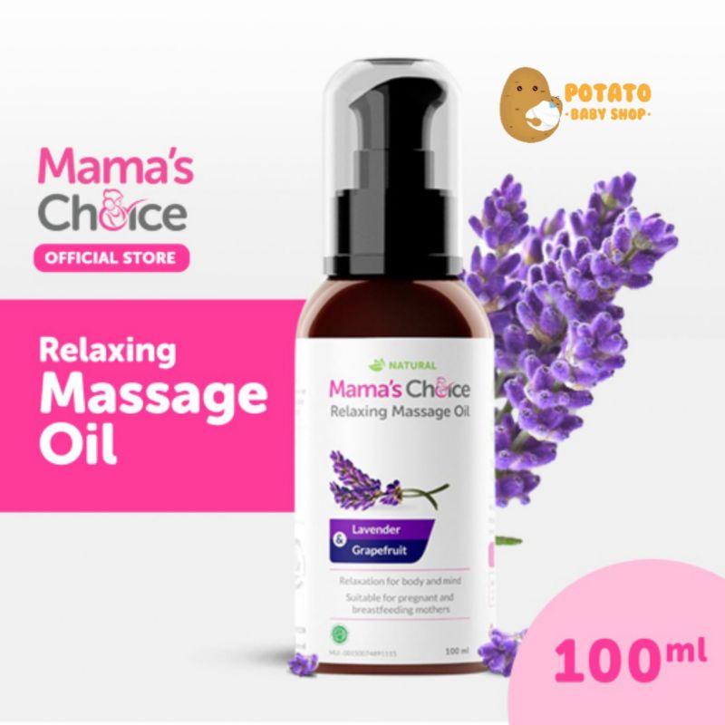 Mama's choice Relaxing Massage Oil - minyak pijat mamas choice