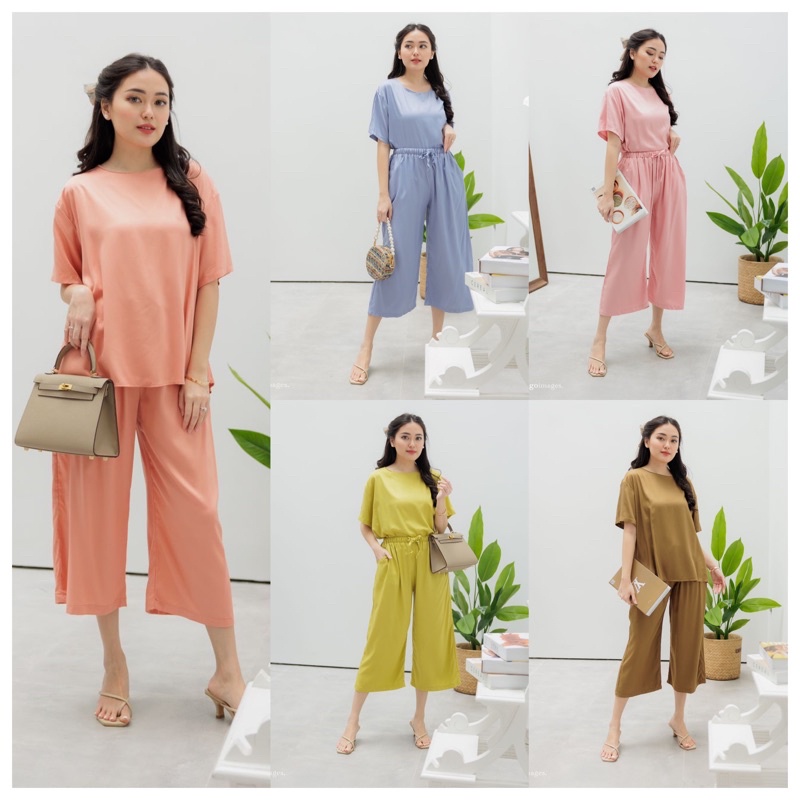 Kahlua Rayon Cullote Set