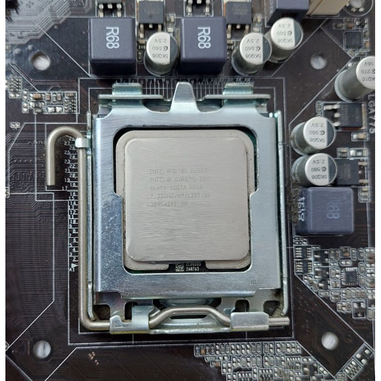 Paketan Motherboard+Pocessor Intel Core 2 dua  E6550