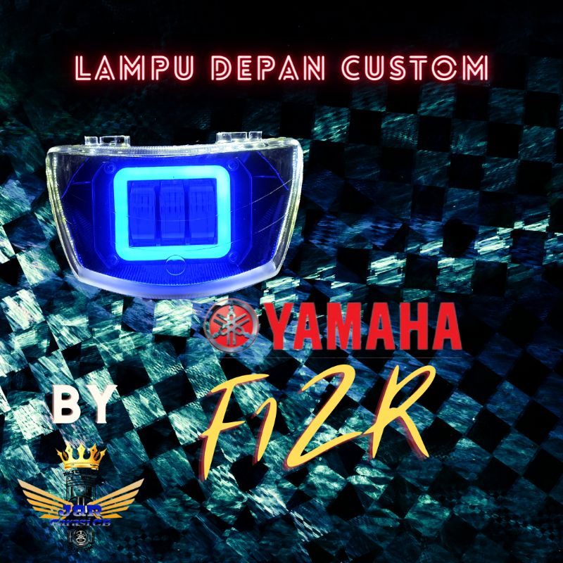 Lampu Depan Custom YAMAHA VEGA CRYPTON F1ZR Daymaker Led 2 Warna Sein Running Led