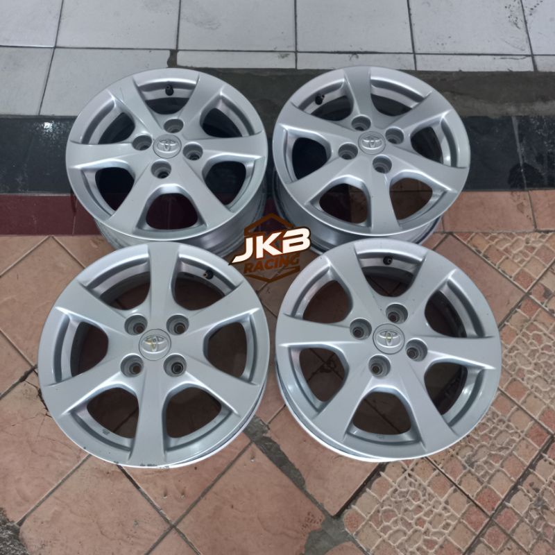 VELG MOBIL BEKAS STANDAR AGYA R14X5 PCD 4X100 ET 45