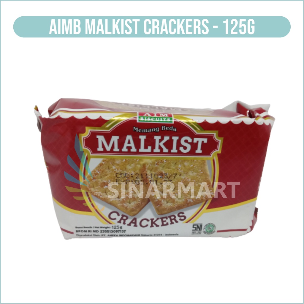 

AIM MALKIST CRACKERS GULA TABUR 125 GRAM