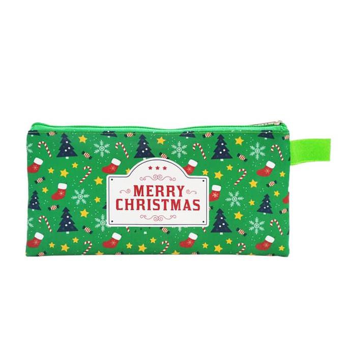 

New Arrival Mini Case Christmas Ornament Hijau Suvenir Tempat Pensil Natal Gereja Kwalitas Terbaik