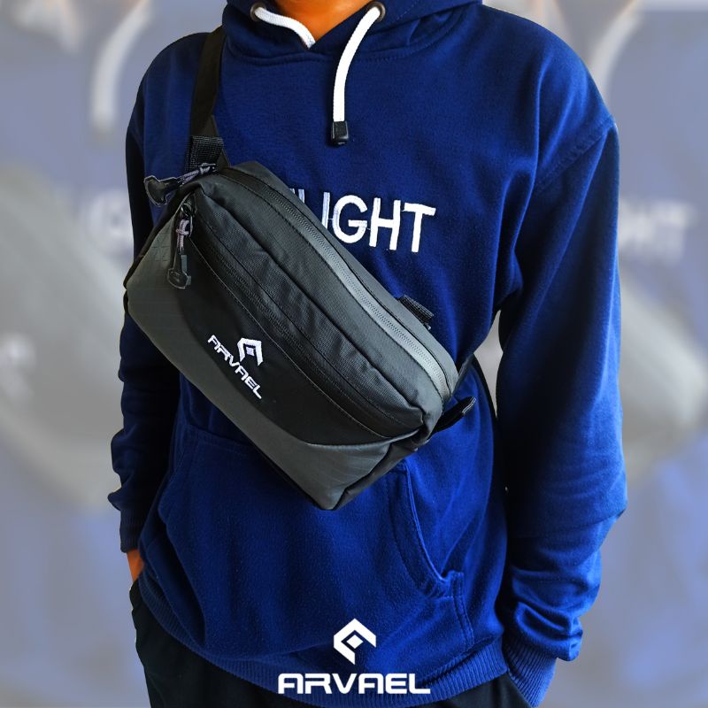 Tas Selempang Pria Wanita Waist bag Sepeda Waterproof Baycle Arvael