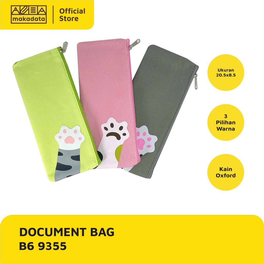 

ZIP FILE / ZIPPER FILE / DOCUMENT BAG B6 9355 (1 PCS) MURAH