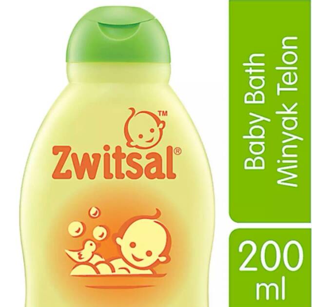 Zwitsal Baby Bath 2in1/Milk Honey/Bath With Telon 200ml ORIGINAL-BPOM