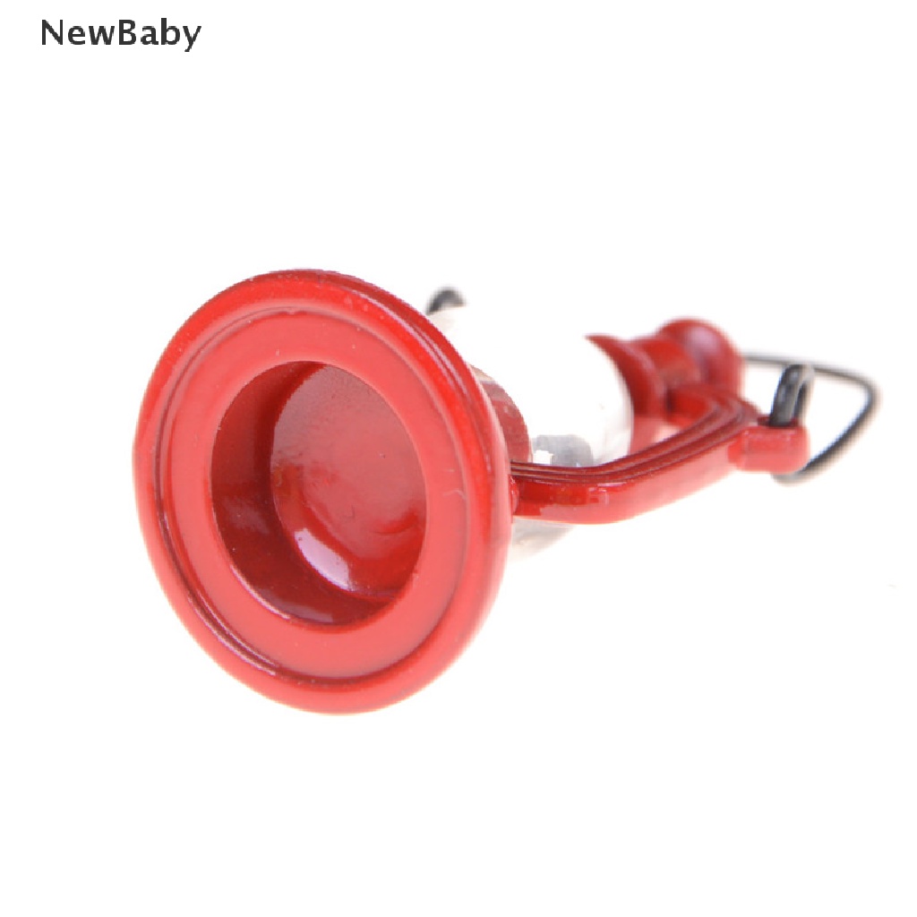 Newbaby Miniatur Lampu Minyak Retro Dekorasi Ruang Tamu Rumah Boneka 1: 6 / 1: 12