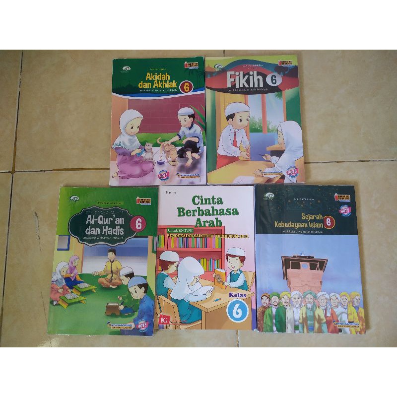 paket buku pendamping agama kelas 6 penerbit 3 serangkai preloved