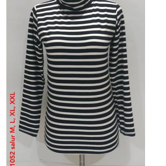 Manset turtleneck baju salur/ manset rajut import